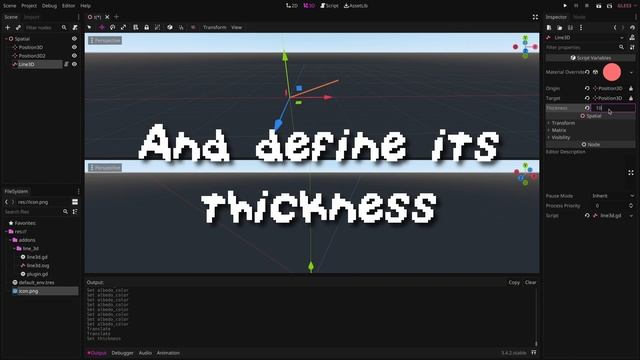 Line3D Godot Node plugin смотреть онлайн