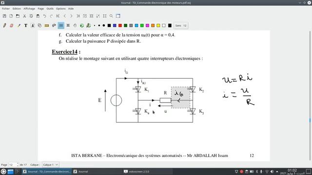 Correction Exercice14 # Onduleur