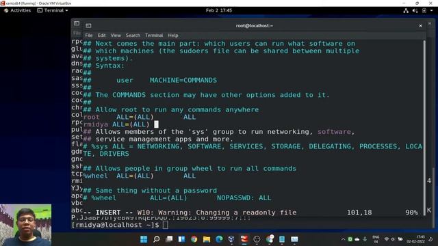 CentOS Linux Complete Course | Session 11 | Privileges Escalation using sudo | Mr. Raktim Midya смотреть онлайн