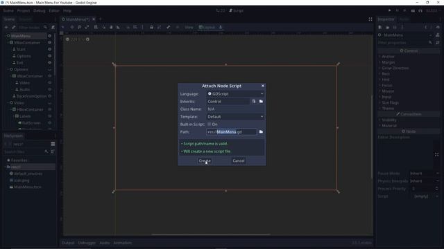 Main Menu in Godot (with video and sound settings) смотреть онлайн