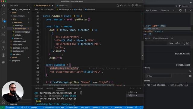 מדריך בעברית JavaScript - LocalStorage VS SessionStorage VS Cookie смотреть онлайн