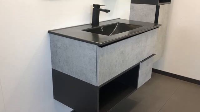 Обзор мебели Comforty Франкфурт 90 бетон светлый