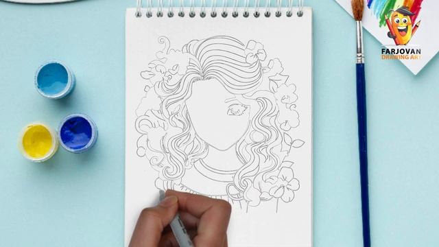 Girl with beautiful Hair Drawing Sketch Art. #drawing #girlfacedrawing #art смотреть онлайн