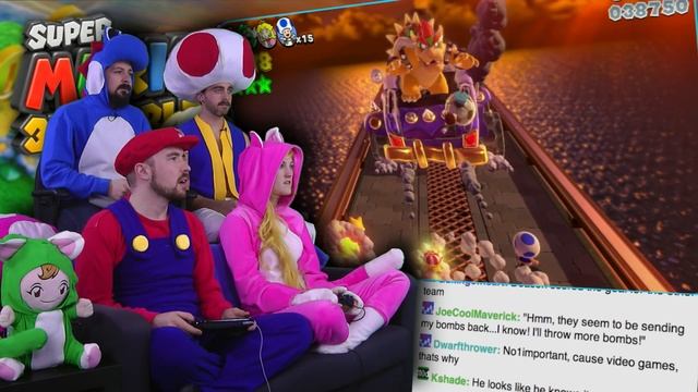 Bowser's Highway Showdown! - Super Mario 3D World is AWESOME! - Part 5 смотреть онлайн