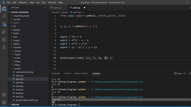 Creating Mathematical Expressions in Python SymPy смотреть онлайн