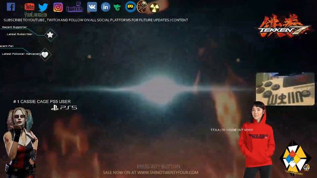 TEKKEN 7 season Pass 4 PS5 : LIVE Tournaments : ft #1 Cassie user on PS5 смотреть онлайн