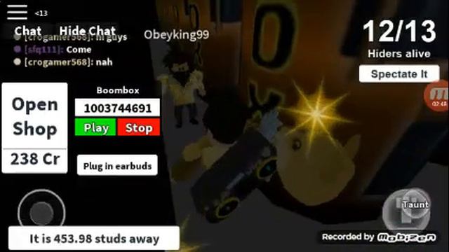 Playing hide n seek (music id codes ) and gameplay смотреть онлайн