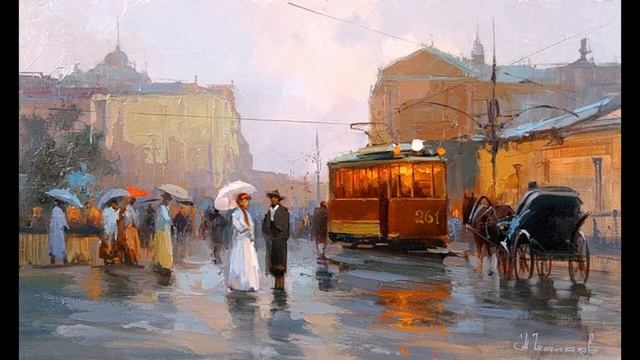 Приезжая семья фотографируется у памятника Пушкину (Б. Окуджава) - Дмитрий и Ольга Сорокины смотреть онлайн