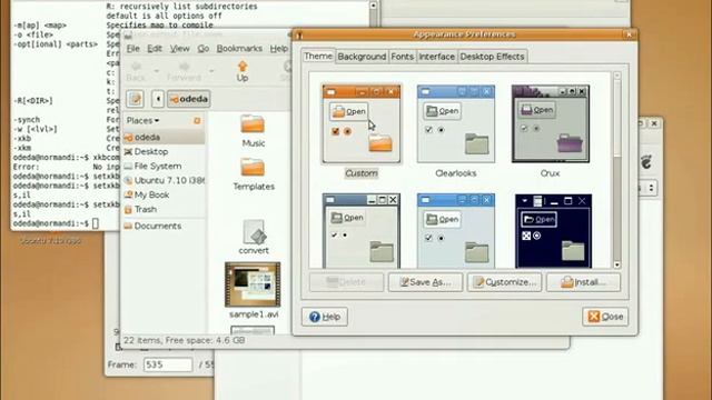Ubuntu 7.10 w/ Compiz: scale and switcher смотреть онлайн