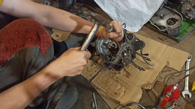 Ремонт Suzuki Address 110 - Часть 7 -Разбираем и еще один мотор