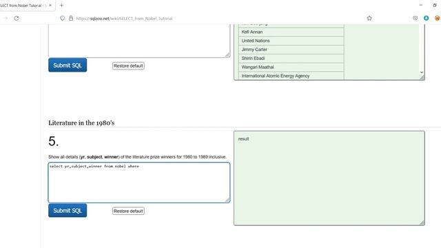 SQL tutorial || where command || Welcome back animals to the zoo I mean SQLZOO. || Jimmy Carter ceo смотреть онлайн