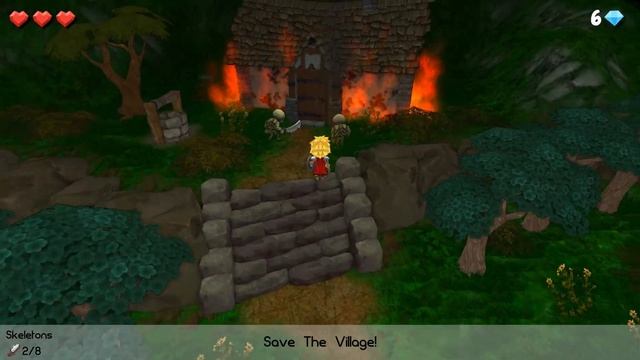 Tiny Knight Map 1 "Humble Beginnings" || Gems Collected: 28/28 смотреть онлайн