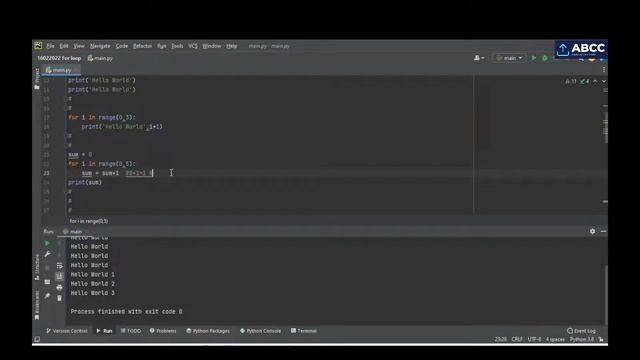 10. For loop in python and range function| Python for Beginners #Python смотреть онлайн
