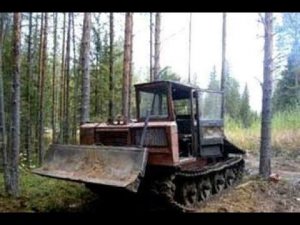 ТДТ-55 Лесной МОНСТР. Как это работает.