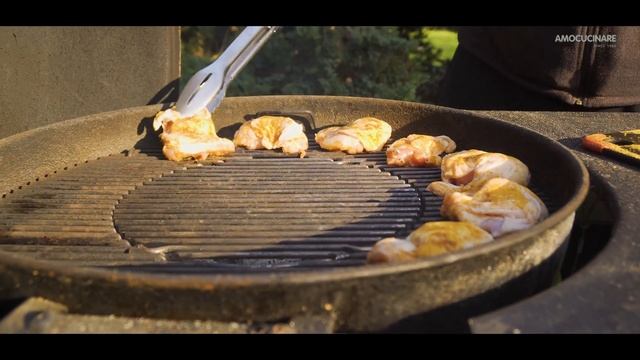 Куриные бердышки с хрустящей кожей на угольном гриле ? и самая лучшая приправа для курицы! смотреть онлайн