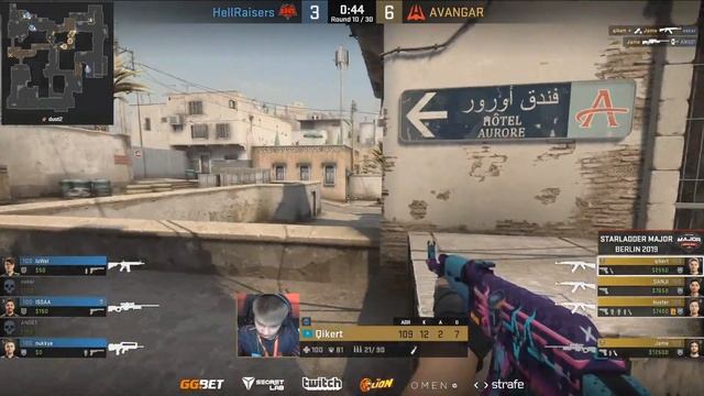 [RU] AVANGAR vs HellRaisers | Dust2 | Challengers Stage | StarLadder Major 2019 смотреть онлайн
