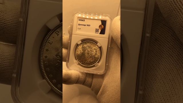1 доллар 1921 Доллар Морган в Слабе ННР MS 63 / Morgan dollar Серебряная монета! #coin #монеты #gol смотреть онлайн