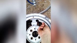 Самодельный велосипед на авто колесах,часть2