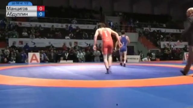 ЧР ГРБ-15 до 66 кг. 1/2 финала. Манцигов Абуязид - Абдуллин Аслан смотреть онлайн