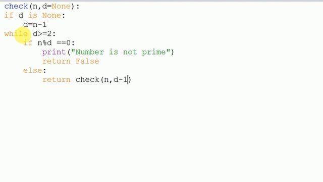 Python tutorial for beginners 19: Prime number using recursive function [Hindi] смотреть онлайн