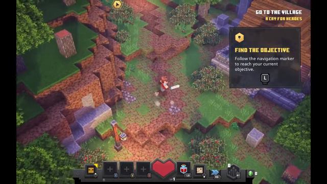 Minecraft Dungeons PC Game, Pertama main смотреть онлайн