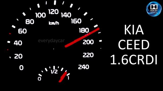 KIA CEED 1.6 CRDI TOP SPEED#kiaceed смотреть онлайн