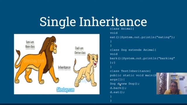 Inheritance in Java (Single Inheritance) смотреть онлайн
