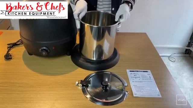 Commercial Electric Soup Warmer Kettle Pot for Restaurants (6 Months warranty)