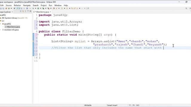 2023 Java Programming interview questions-Filter a List Using java8 Streams смотреть онлайн