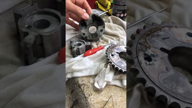 DF250 Suzuki outboard variable cam sprocket disassembly смотреть онлайн