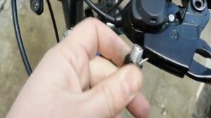 #Велосипед замена ручки тормоза в 7-ми скоростном моноблоке NAMELESS (SHIMANO)