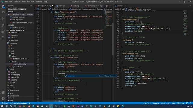 4 GET TO KNOW LARAVEL IT SERVICE MANAGER MASTER TEMPLATE DESIGN PART 2 смотреть онлайн