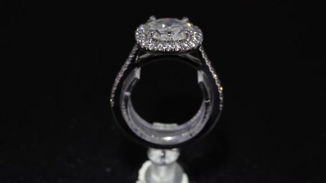 Halo Set Diamond Solitaire Ring By Boodles M228