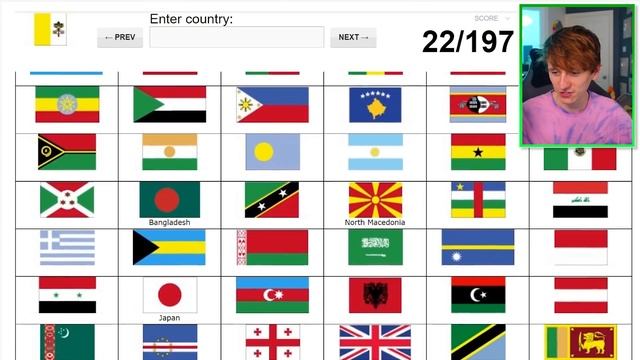 Can I name all 197 flags of the world? (Attempt 1) смотреть онлайн