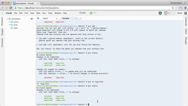 2-5 ファイルの削除（Gitの基本） смотреть онлайн