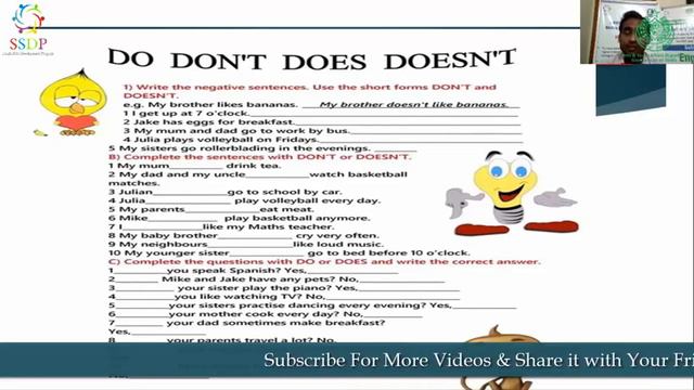 TENSE ( Present Simple  & Continuous)