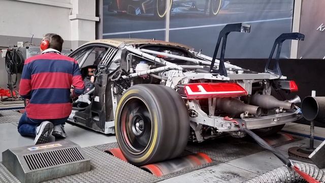 Audi R8 LMS GT3 @ Dyno ??? - TurboPerformance ??? смотреть онлайн