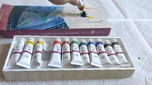 акриловые краски - смешиваем цвета