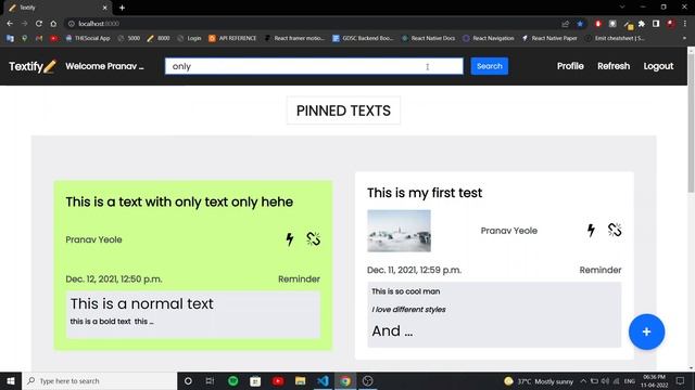 Textify | Django & Bootstrap смотреть онлайн