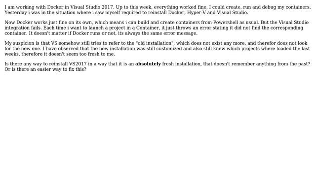 Visual Studio doesn't recognize Docker installation смотреть онлайн
