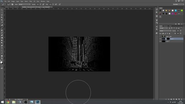 Photoshop Tutorial - Glowing Edges Effect смотреть онлайн