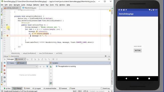 Debugging in Android Studio: Android Programming смотреть онлайн