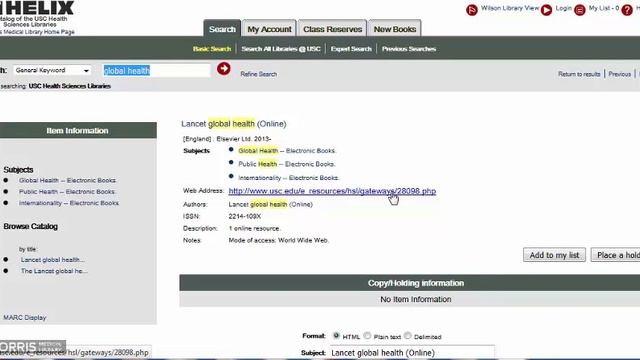 HELIX Search By Topic смотреть онлайн