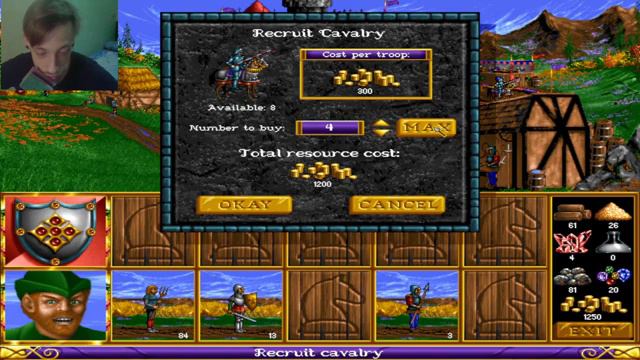 Играю в серию игр "Герои меча и магии" игра первая (часть 1) смотреть онлайн