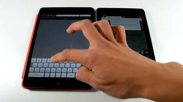iPad Mini vs Nexus 7 - Speed Test смотреть онлайн