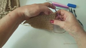 Расширение полотна при вязании