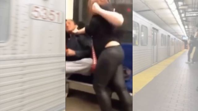 Demon Possessed Woman Does UNTHINKABLE To Man On The Train - Caught On Camera смотреть онлайн