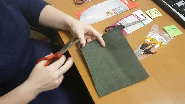 ДАРТ ОФИС. Тест 3. Режем толстую ткань кончиками ножниц. смотреть онлайн