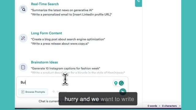 Stop Manually Writing Long AI Prompts with Copy.ai Chat смотреть онлайн