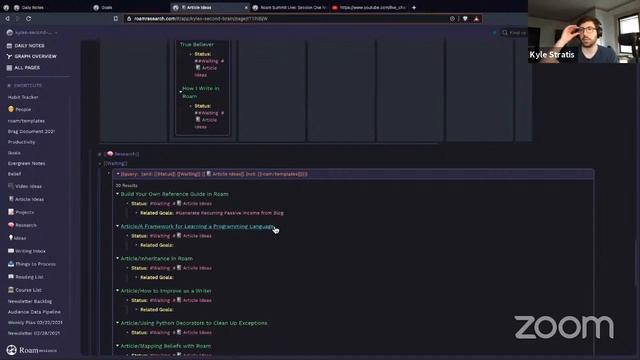 Roam Session 1 - Maximizing Discoverability in Your Graph смотреть онлайн